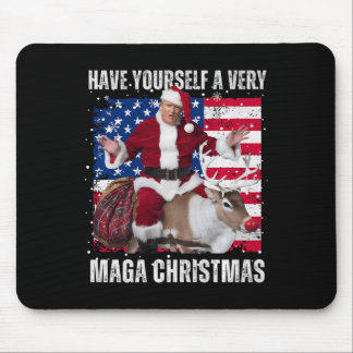 Alfombrilla De Ratón Ganador Navidad cena Santa Trump fea sw