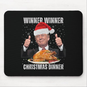 Alfombrilla De Ratón Ganador Navidades Cena Humor gracioso Trump X
