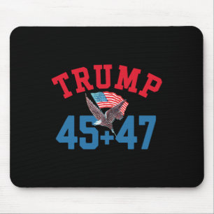 Alfombrilla De Ratón Ganador Patriótico Trump 45 Y 47 Ganador De La Vic