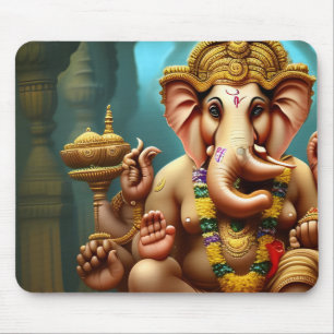 Alfombrilla De Ratón Ganesh se toma un selfie