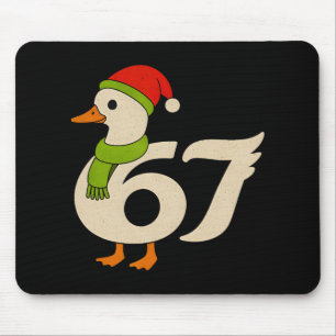 Alfombrilla De Ratón Ganso divertido 67 Navidad 6 7 Meme Pato Sombrero 