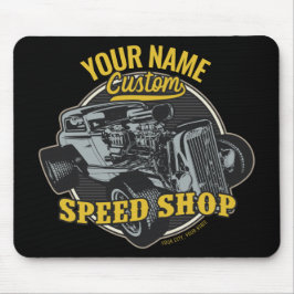 Alfombrilla De Ratón Garaje de Carreras de tienda de velocidad de rod c