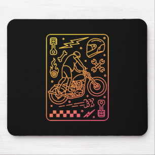 Alfombrilla De Ratón Garaje para motocicletas personalizado 2