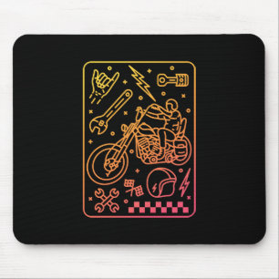 Alfombrilla De Ratón Garaje para motocicletas personalizado 3