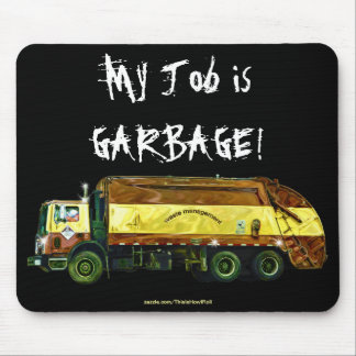 Alfombrilla De Ratón GARBAGE DE DESECHO CAMIÓN Gracioso Art Mousepad
