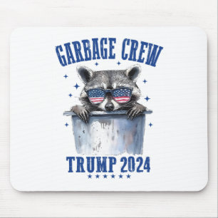 Alfombrilla De Ratón Garbyge Crew Trump 2024 Presidente 47 Trump 2024