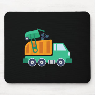 Alfombrilla De Ratón Garge Truck Reciclaje Residuos Reciclador Trash Co