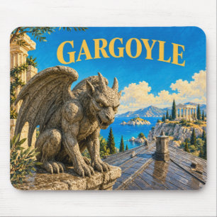 Alfombrilla De Ratón Gárgola, Monstruo de Fantasía Gótica