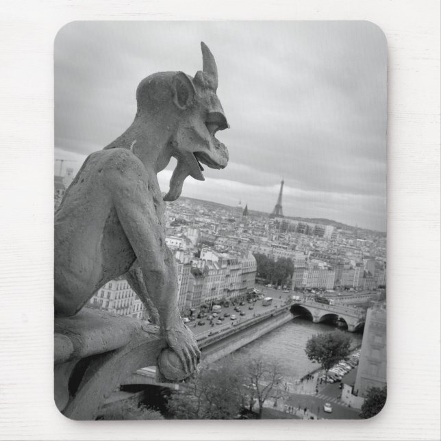 Alfombrilla De Ratón Gargoyle Mousepad de Notre Dame (Frente)