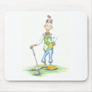 Alfombrilla De Ratón Gary el cojín de ratón del golfista