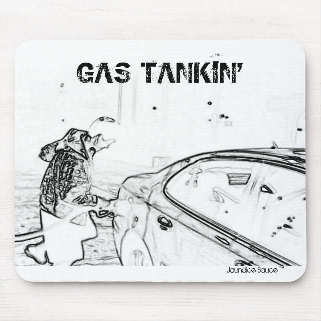 Alfombrilla De Ratón Gas Tankin Mousepad (Frente)