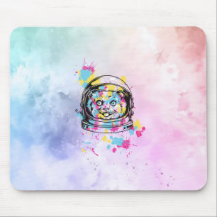 Alfombrilla De Ratón Gata Astronauta