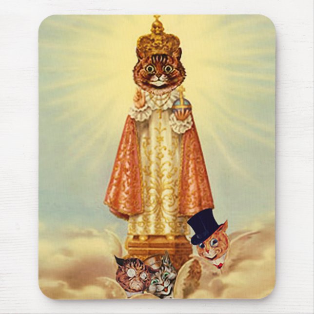 Alfombrilla De Ratón Gatito de Praga Mousepad (Frente)