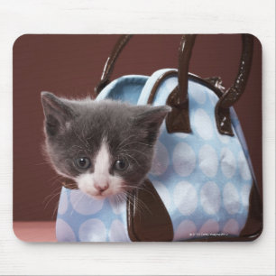 Alfombrilla De Ratón Gatito en bolso