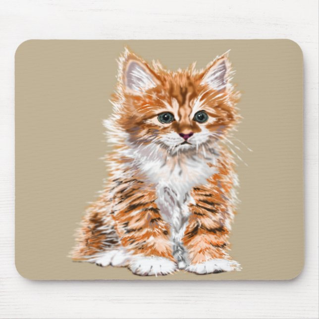 Alfombrilla De Ratón Gatito lindo (Frente)