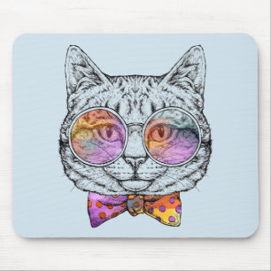 Alfombrilla De Ratón Gatito sabio Kat