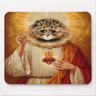 Alfombrilla De Ratón Gatito sagrado Mousepad del corazón