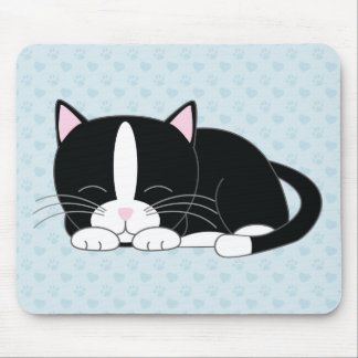 Alfombrilla De Ratón Gatito soñoliento {smoking}