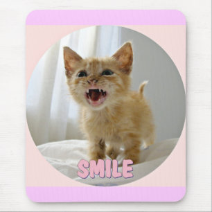 Alfombrilla De Ratón Gatito sonriente