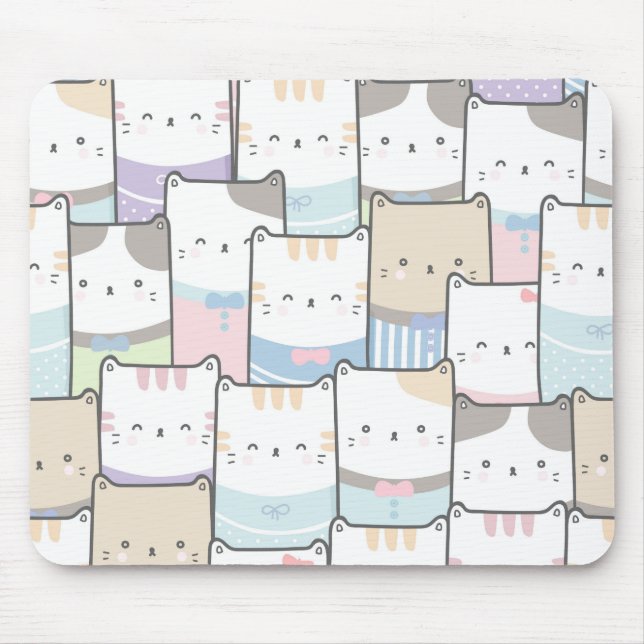 Alfombrilla De Ratón Gatitos Adorables (Frente)
