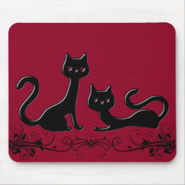 Alfombrilla De Ratón Gatitos negros Personalizado VII Mousepad