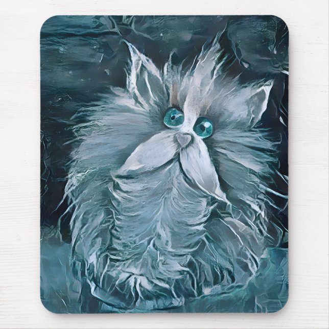 Alfombrilla De Ratón Gato 1 - Mirándote (Frente)