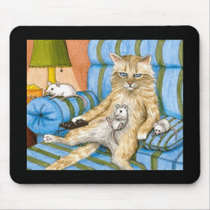 Alfombrilla De Ratón gato 361 Mousepad