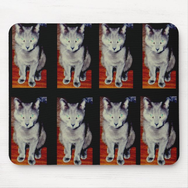 Alfombrilla De Ratón Gato #6, Mousepad (Frente)