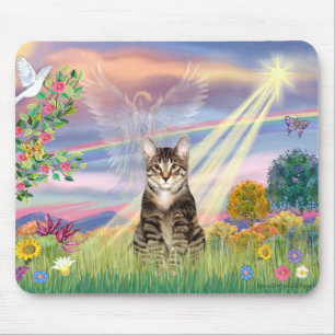 Alfombrilla De Ratón Gato (Atigrado) - Ángel de la Nube