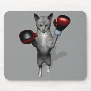Alfombrilla De Ratón Gato Boxer