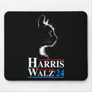 Alfombrilla De Ratón Gato cómico de Waltz 2024 Kamala Harris Tim Wa