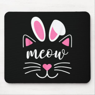 Alfombrilla De Ratón Gato conejo Gato Cute Gato Divertido Para Chicas C