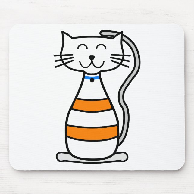 Alfombrilla De Ratón Gato cutáneo (Frente)