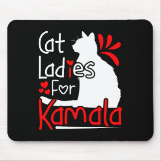 Alfombrilla De Ratón Gato Damas De La Gráfica Kamala Silhouette
