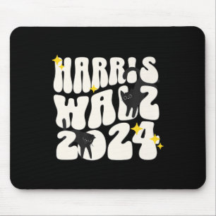 Alfombrilla De Ratón Gato Damas Para El Divertido Gato De Kamala 2024 P