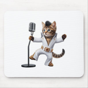 Alfombrilla De Ratón Gato De Baile Pop El Icono De La Música Rock Y El 
