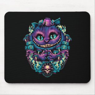 Alfombrilla De Ratón Gato De Cheshire Alicia En Gráfico De Maravillas