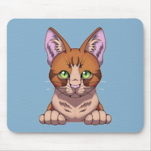 Alfombrilla De Ratón Gato de corte