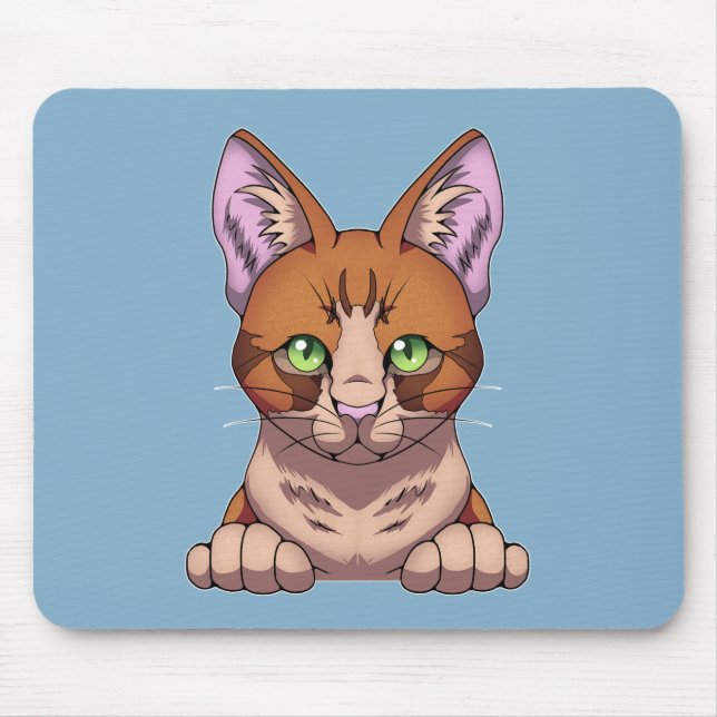 Alfombrilla De Ratón Gato de corte (Frente)