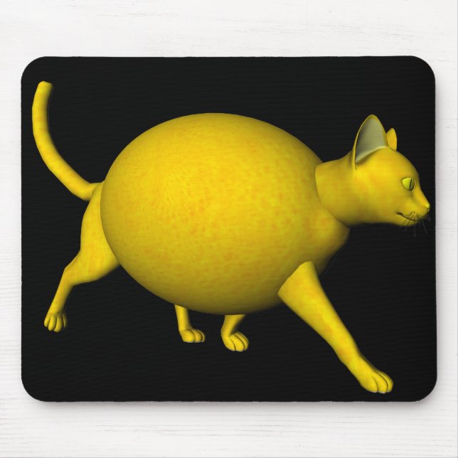 Alfombrilla De Ratón Gato de limón dulce-amargo (Frente)