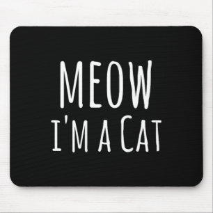 Alfombrilla De Ratón Gato de Meow de Mujeres - Gato Divertido Amante Ha