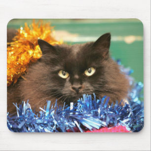 Alfombrilla De Ratón Gato de navidades