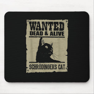 Alfombrilla De Ratón Gato De Schrodingers En Vivo Y Muerto