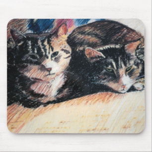 Alfombrilla De Ratón Gato de Tabby "Catpad" Mousepad