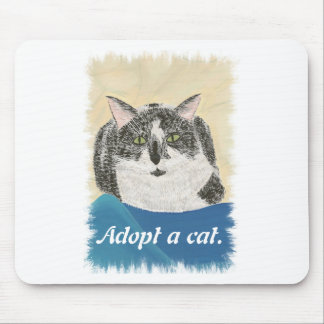 Alfombrilla De Ratón Gato de Tuxedo Adoptar almohadillas de ratón promo
