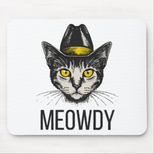 Alfombrilla De Ratón Gato Divertido Miau