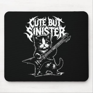 Alfombrilla De Ratón Gato divertido tocando guitarra guitarrista rock a