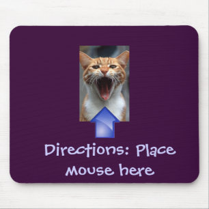 Alfombrilla De Ratón Gato divertido y Mousepad