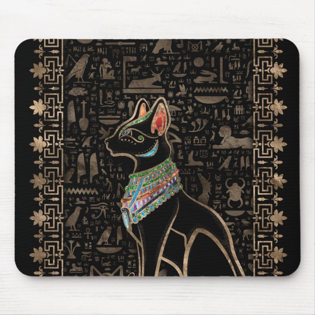 Alfombrilla De Ratón Gato egipcio - Bastet (Frente)