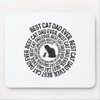 Alfombrilla De Ratón Gato en espiral Papá - Mejor papá Daddy Ever en es